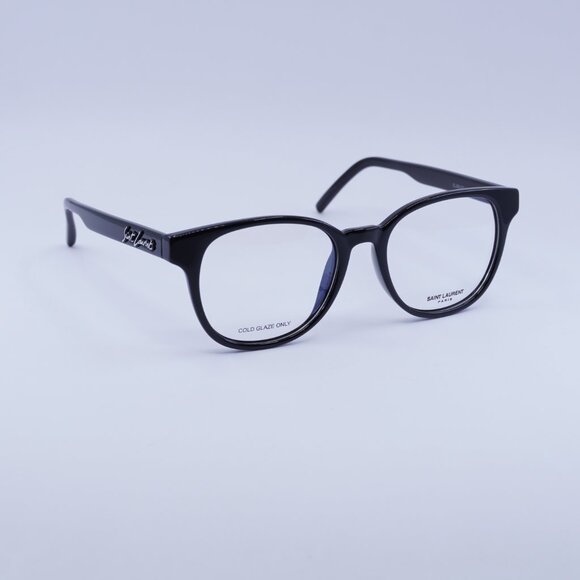 Saint Laurent SL399 001 Eyeglasses Black 53mm Square Frame